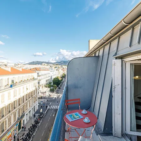 3 Clemenceau - Duplex - Dernier Etage - Balcon - Hyper Centre * Nice